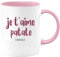 quotedazur - Mug Cadeau Saint-Valentin Je t'Aime Patate - Tasse Cadeau Amour Couple - Rose/Céramique