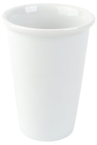 Holst Porzellan CTG 320 Porzellan Trinkbecher 0,20 l Coffee to Go Weiß 8 x 8 x 11 cm 6 Stück
