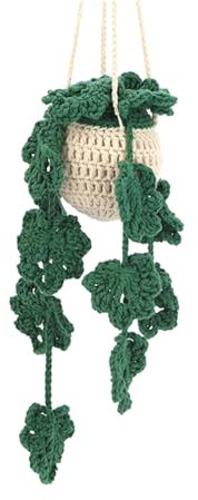 BFLKY Not Finished Crochet Kits Hand-Woven Bag Handmade Knitted Yarn Hanging Potted Plant Crochet Starter Kits