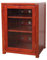 LYXWGRZD Hölzerner Audio Rack HiFi Regal, Record Player Stand, Phonoschrank mit gehärtetem Glas, Multifunktions-Plattenspieler Regal for Zuhause/Büro/Theater(80cm/31.4in)