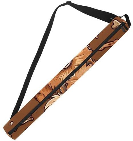 Bierhülse für 7 Dosen isolierte Kühlhülle, speichert Getränke in Ihrer Golftasche, hält Dosenwasser kalt auf dem Golfplatz, süßer brauner Zwergspitzhund