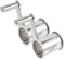 Ciieeo 2 Piezas Rallador De Queso Triturador De Patatas Amoladora Manual Trituradora De Queso Rotativa Trituradora Manual De Queso Cortador De Círculos Acero Inoxidable Silver