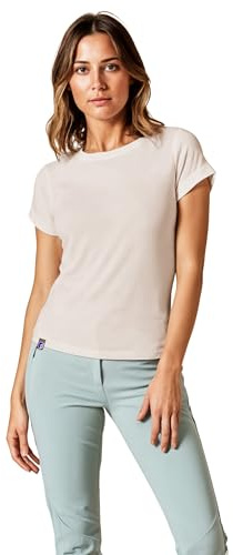 ALPIN LOACKER Merino Shirt Damen kurzarm und Poloshirt I atmungsaktives Funktionsshirt schnelltrocknend für Sport und Wandern I Merinowolle Tshirt und Thermooberteil