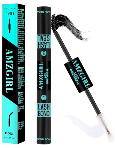 Wimpern Kleber Bond & Seal für Cluster DIY Wimpernkleber Wimpern Einzeln Lash Kleber Bond und Seal Super Starker Halt 48-72 Stunden Wasserdicht