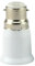 B22 to E27 Adapter, Ceiling Fan Adapter, Bayonet to Screw Bulb Adaptor, Socket Adapters, Bayonet to Screw Edison, Light Bulb Bayonets Fitting, for LED and Incandescent Bulbs