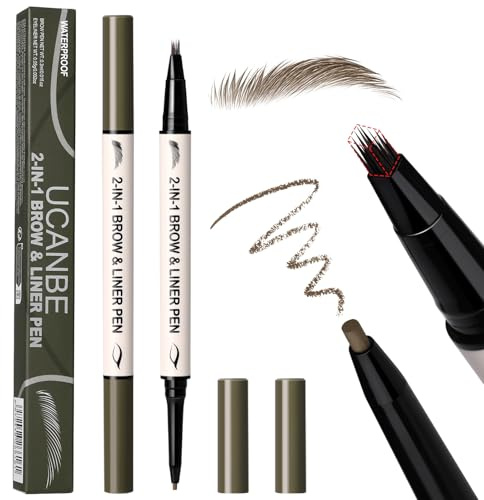 UCANBE 2-en-1 Lápiz de Cejas Microblading & Eyeliner Gel