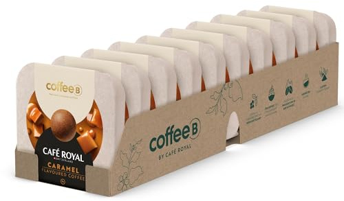 CoffeeB Café Royal Caramel – 10×9 Kaffeekugeln (Coffee Balls), 100% Arabica
