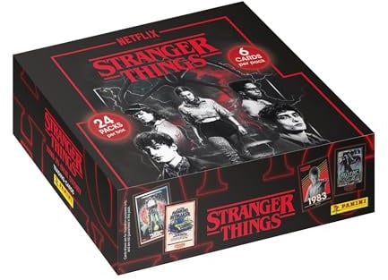 Panini Stranger Things Trading Cards Box mit 24 Hüllen