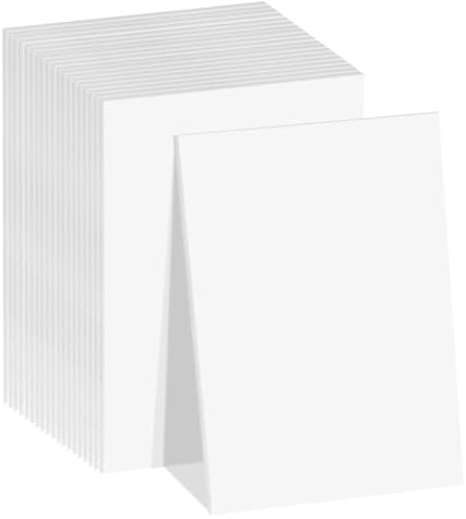 Vunanvu 20 Stück A3 Hartschaumplatten Weiß 420mm x 297mm 5mm Dicke Foamboard Leichte Schaumstoffplatte Foam Board Schaumplatte Doppelseitige Hartschaum für Modellbau Basteln Präsentation Handwerk