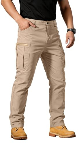Générique Pantalon Tactique Homme Cargo Treillis Militaire Randonnée Chasse Pantalon de Travail avec Plusieurs Poches