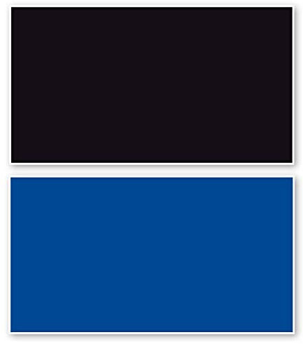 Amtra Deko Fotorückwand Schwarz/Blau beidseitig 150x60cm 2in1 Rückwandposter Rückwand Folie Aquarien Poster Foto Folien