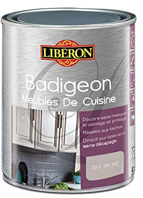 LIBERON Badigeon meubles de cuisine, Fleur de sel satin, 1L
