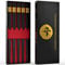 JP Design 5er Set Premium Essstäbchen, Fiberglas, Spülmaschinenfest, Sushi Zubehör inklusive schwarzer Geschenk-Box + Gratis Sushi Rezepte E-Book