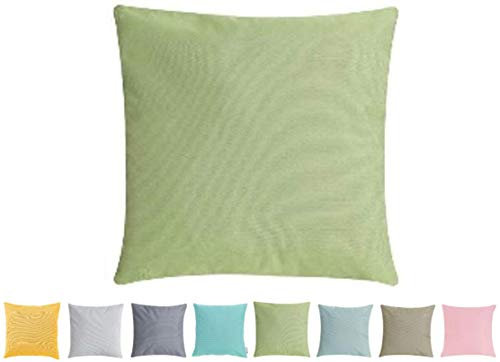 Klocke Dekorationsbedarf Premium Outdoor Kissen/Dekokissen Hochwertig – Wetterfest – Wasser- & Schmutzabweisend - 100% Polyester (47x47cm, Grün)