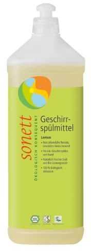 Bio Geschirrspülmittel Geschirrspülmittel Lemon, Sonett (2 x 1000 ml)