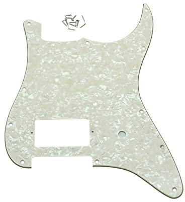 Dopro ST Strat One Humbucker-Gitarren-Schlagbrett, 11 Löcher, für FD Delonge Aged Pearl