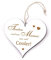 Tanten sind wie Mamas nur cooler - Schild Herz 13 x 12cm