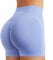 JOYSPELS Butt Lifting Gym Shorts for Women - Seamless Gym Yoga Ladies Soft Smooth Running Cycling Shorts Booty for Women - Hydrangea - L Purple