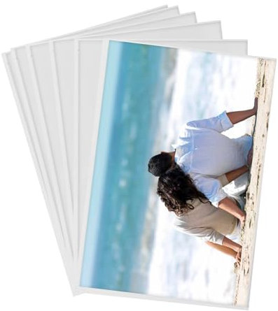 15 PCS Magnetic Photo Frames Fridge 6x4 Inch, Magnetic Picture Photo Fridge Magnets Frame Personalised Fridge Magnet, Peel and Stick Picture Frames for Paintings, Photos, Notices, Certificate, Poster