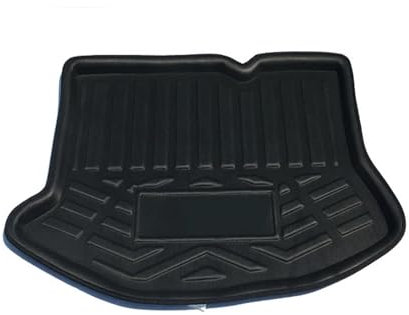 Bandeja Maletero Bandeja Carga para Maletero Coche Alfombrillas Alfombra para Ford para Fiesta para MK7 2009 2010 2011 2012 2013 2014 2015 2016 2017 Estera Maletero(Sedan)