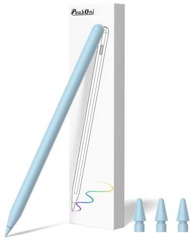 Penna stilo per iPad 2018-2024, modello rilasciato in 15 minuti, ricarica rapida, matita di seconda generazione, compatibile con iPad Pro 11/12,9/M4, Air 3/4/5/M2, Mini 7(A17 Pro)/6/5 Gen, iPad
