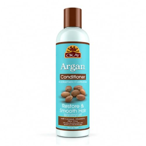OKAY Argan Oil Conditioner, 12 Fluid Ounce