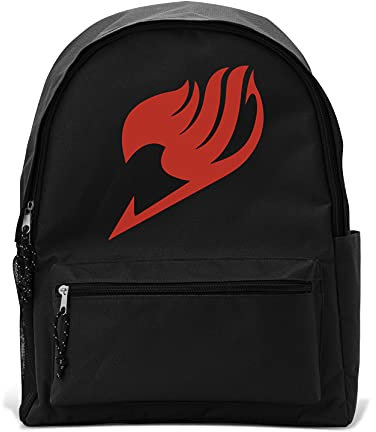 ABYSTYLE - FAIRY TAIL – Rucksack – Emblem – Schwarz (14 x 38 x 31 cm)