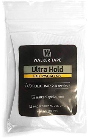 Ultra Hold Walker Double Sided Tapes Stickers Adhesive for Men Hair System Replacement Toupee Hair Extension Wig Bundles Hair Weave Closure Lace Frontal Contour C(36PCS x 1 Bag)