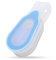 Keenso Linterna Con Clip, Linterna Manos Libres Con Clip Para Ropapara Ropa O Mochila, Correr De Noche, Excursiones, Paseos, Acampadas, 3 Modo De Luz Led (Azul)