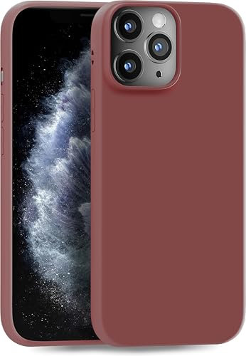 MyGadget TPU Case for iPhone 11 Pro - [ Camera Protection & Anti Fingerprint ] - Silicone Cover with Soft Touch & Anti Scratch Shell - Matte Brown