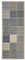 andiamo In- & Outdoor Teppich wetterfest und wasserdurchlässig Flachgewebe Kurzfloor 80 x 200 cm Beige-blau