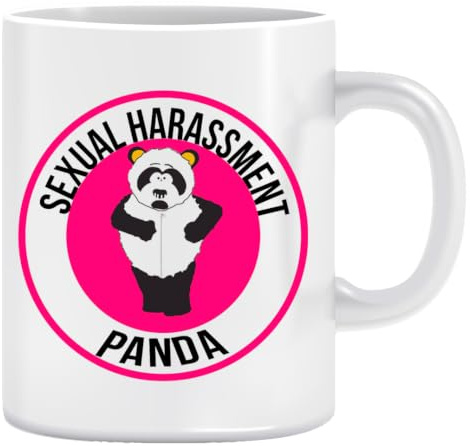 Vendax Sexuelle Belästigung Panda Keramiktasse Ceramic Mug Cup