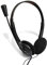 PC Headset, 3,5mm Klinke Headset Handy, Headset mit Mikrofon, Chat Headset für Skype, Webinar, Homeoffice, Gaming, e-Learning und Musik, Call Control, Ultra Komfort Kopfhörer mit Mikrofon Schwarz