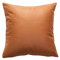 MOCOFO Weiches und kratzfestes Uni-Kissen Moderner minimalistischer Kunstleder-Kissenbezug Sofa Schlafzimmer Wohnzimmer (orange, 45)