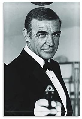 Shenywell Leinwand Wandkunst Malerei Sean Connery-256 Poster 60x90cm Kein Rahmen