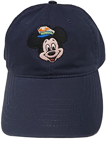 Disney Unisex-Erwachsene Geflügelte Maus, Bestickt Baseballkappe, Navy, Einheitsgröße