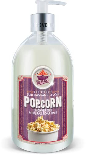 Gel douche surgras sans savon Pop Corn 500mL