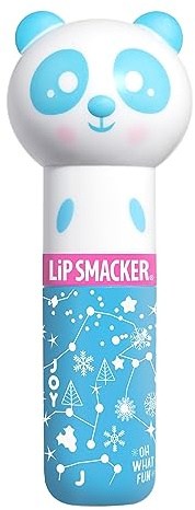 Lip Smacker Limited Edition Lippy Pals Panda, Geschmackvolles Lip Gloss für Kinder, Inspiriert von Tieren, Feuchtigkeitsspendend und Glättend, Um Ihre Lippen zu Erfrischen, Eierpunsch-Geschmack