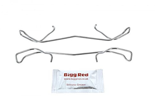Bigg Red - Brake Caliper Pad Retaining Springs - Front Left & Right - Fits 314mm Front Brake Discs
