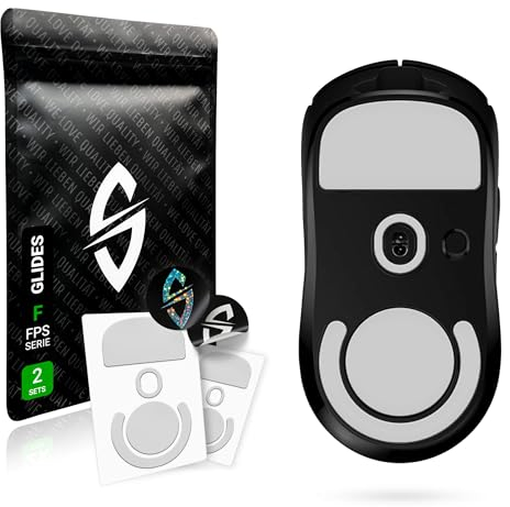 SensoryBoost FPS 2.0 Glides (2er Set) für Logitech G PRO X Superlight - Ultra Sanft, Mehr Kontrolle, Self-Polishing, Hochwertig, Langlebig - Ersatz-Mausfüße, Skates - Gaming Maus Upgrade Zubehör