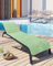 LAYNENBURG Premium Schonbezug für Gartenliege - 100% Baumwolle - Oeko-TEX 100 - Frottee Handtuch-Bezug Sonnenliege - Liegenbezug mit Umschlag für Standliege, Liege-Stuhl (75x200 cm Mint)