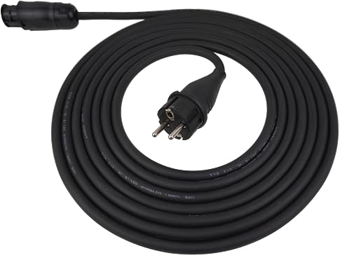 Solster Anschlusskabel für Balkonkraftwerk - Mit BC01 Stecker und Schuko Stecker für Wechselrichter 600W, 800W bis 2000 Watt für Hoymiles, Growatt, Deye Microwechselrichter (10 Meter)