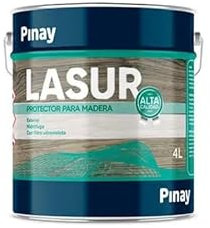 PINAY LASUR SATINADO - protector madera, tinte madera, interior y exterior - 750 ml, INCOLORO