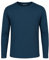 easy casuals Quick-Dry Athletic Long Sleeve T-Shirt: Moisture-Wicking, Stretchable - Lightweight & Durable Performance Wear (UK, Alpha, M, Regular, Regular, Dark Navy Space dye)