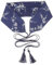 GLSTOY Ceinture Large Vintage Brodée Respirant Accessoire Traditionnel Chinois Pour Costume Et Kimono