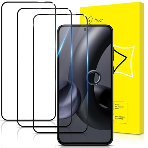 GiiYoon 3 Stück Panzer Schutz Glas für Motorola Edge 30 Neo, HD Displayschutzfolie, Volle Abdeckung, 9H Härte, Anti-Kratzen, Anti-Bläschen