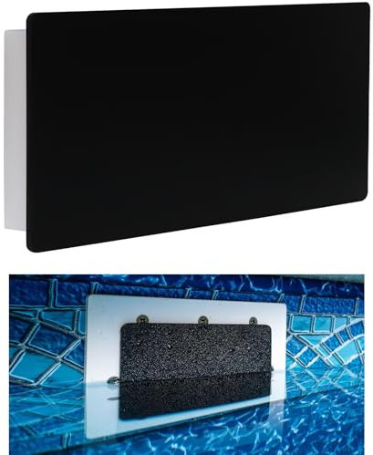 AGWM-H2 Wide Mouth Pool Skimmer Plug, 11-1/2 W 4-7/8 H Above Ground Swimming Pool Winterizing Door Cover, Fits Hayward SP1091WM, Poolstyle PS002, Kokido K002WBX, Waterway Flo-Pro ll Widemouth