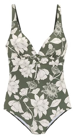 s.Oliver Badeanzug für Damen mit Blumenmuster