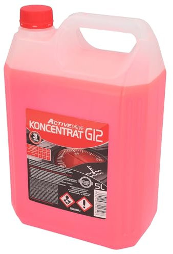 SAMETRUCK G12 / G11 Kühlerfrostschutz -80°C 5L Kühlflüssigkeit Konzentrat Antifreeze LKW PKW (G12 (Rot), 5L)