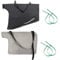 Leaf Blower Bag 2Pack with For Zipper for Easy Disposal and Adjustable Shoulder Strap for Comfort